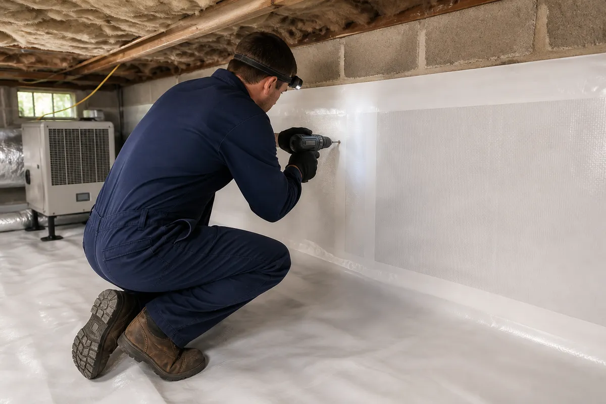 Crawl Space Encapsulation & Vapor Barrier